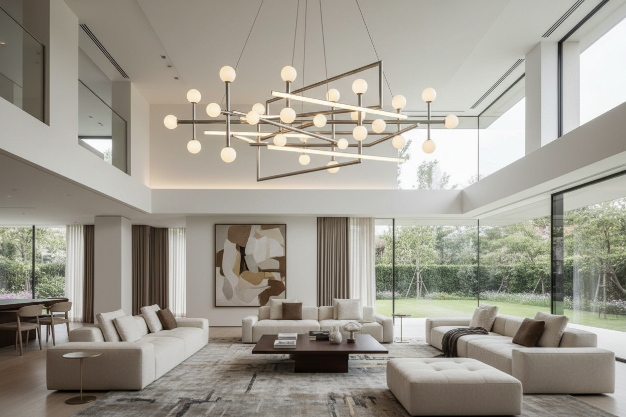 Chandelier and High End Lighting Options For Indoor Living Spaces